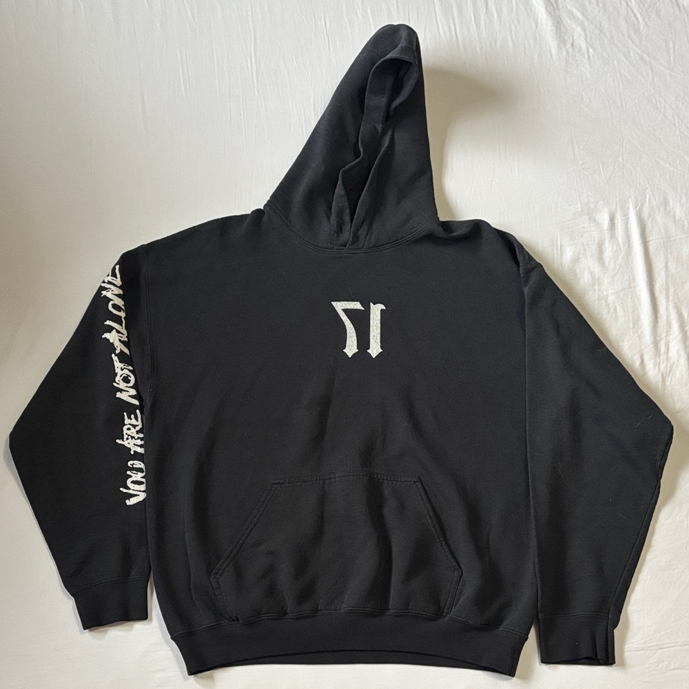 Black Graphic Hoodie
